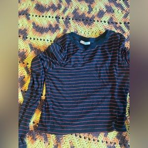 Long sleeve striped shirt from Zara